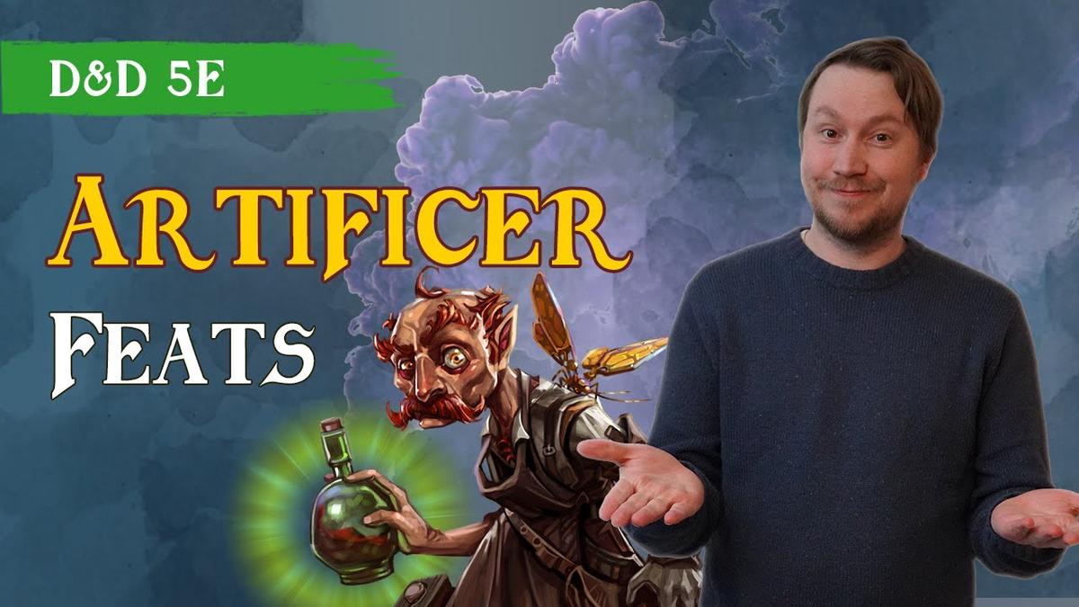 'Video thumbnail for Best Feats for Artificers in D&D 5e ⚙🛠⚙ Inventive Subclass-Specific and Broad Recommendations'